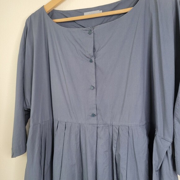 COS Shirt Womens SIZE 36 Button Front Long Tunic Dress Top Pockets Casual Ladies - Picture 2 of 16